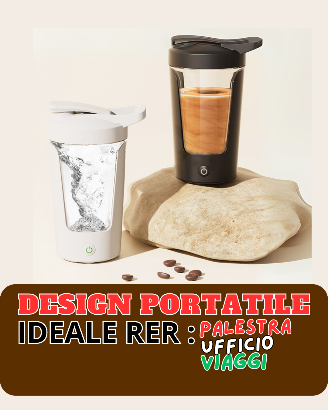 Taza mezcladora eléctrica de proteína en polvo, 350ML, coctelera automática, botella mezcladora, leche, café, licuadora, hervidor para gimnasio al aire libre 