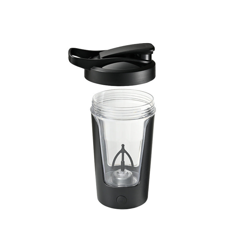 Taza mezcladora eléctrica de proteína en polvo, 350ML, coctelera automática, botella mezcladora, leche, café, licuadora, hervidor para gimnasio al aire libre 